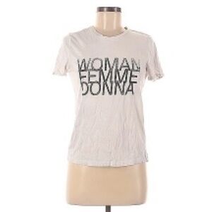 Vero Moda Cream Graphic Tee